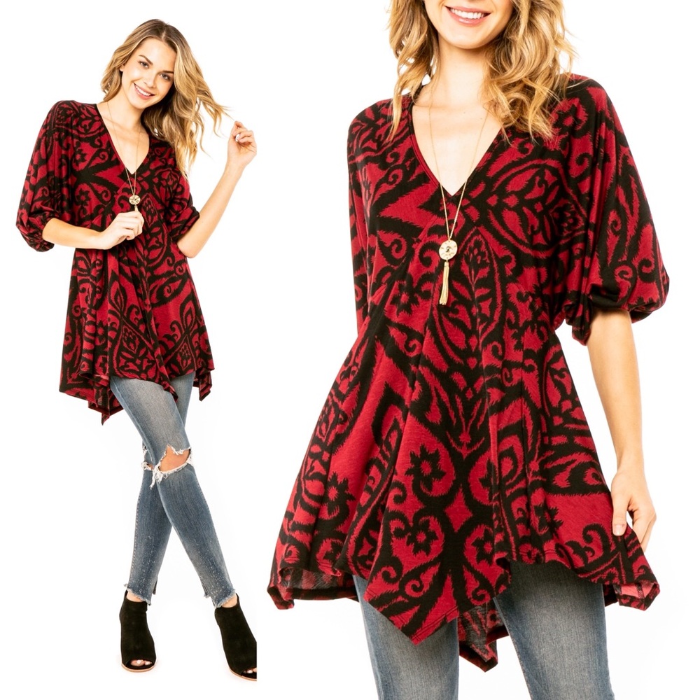 NWT Bishop Long Tunic MADE IN USA
